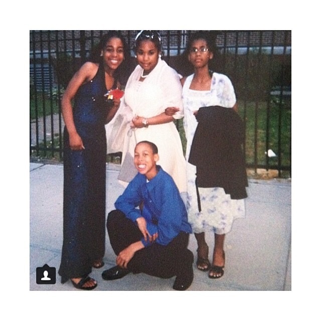 Jordan with his friends at the 6th grade prom.